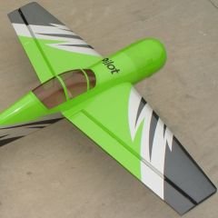 Right Wing Panel, w/Control Horns, for 37.5% YAK 54, -60 Race Green