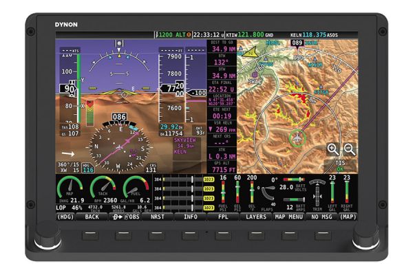 SV-HDX1100 10 inch SkyView HDX Display, from Dynon, dynon
